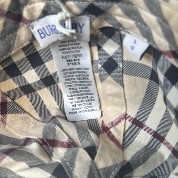 Burberry Archive Check Baseball Cup /Hat 100% Authentic - Picture 3 of 11